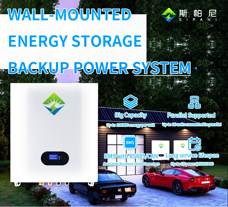 SIPANI 48v 51 2v 100ah 200ah Power Wall Ess Battery Solar Powerwall