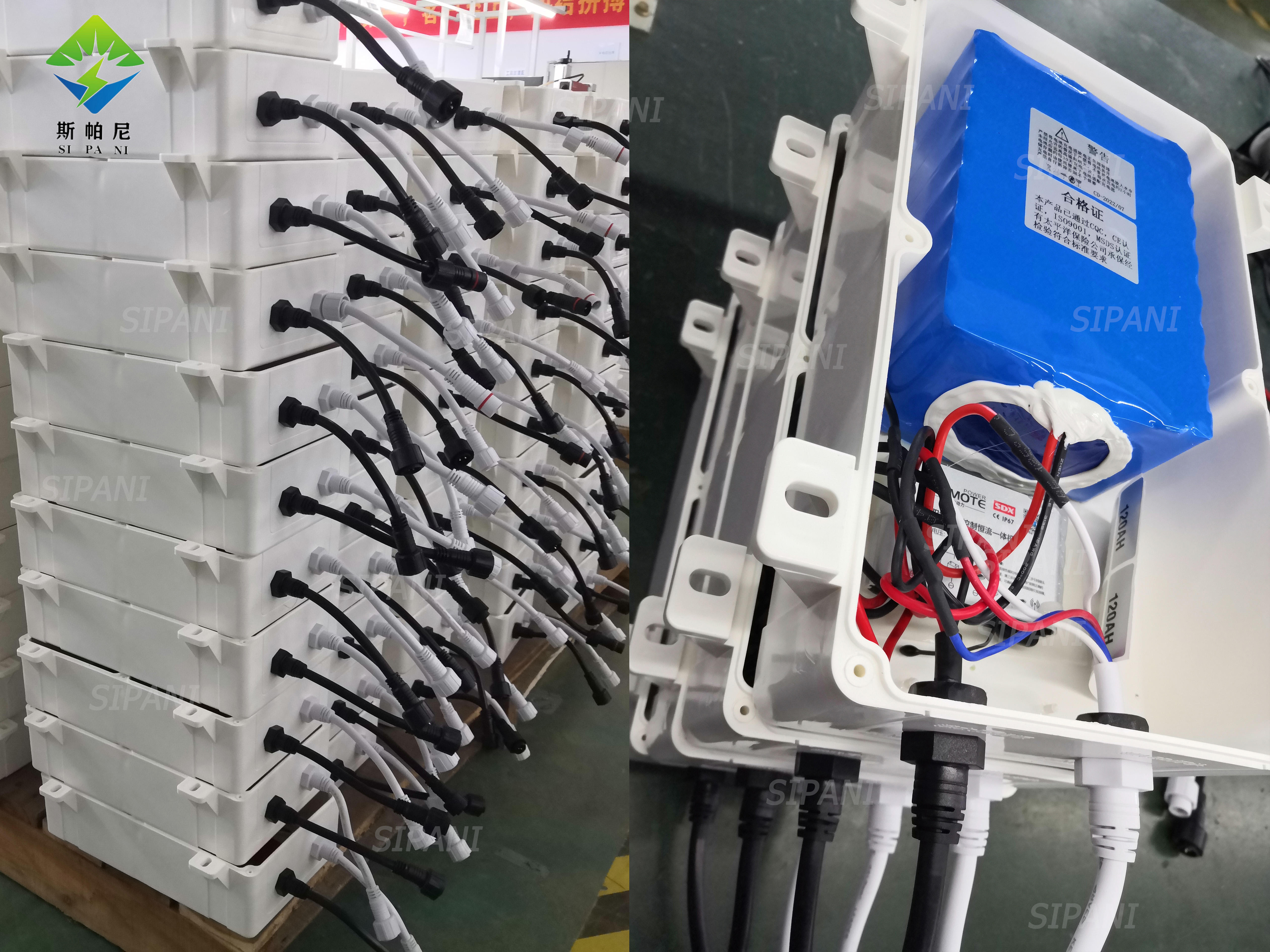 Deep Cycle Lifepo4 12.8v 30/40/50/60/100ah Phosphate Battery Pack for Solar Light