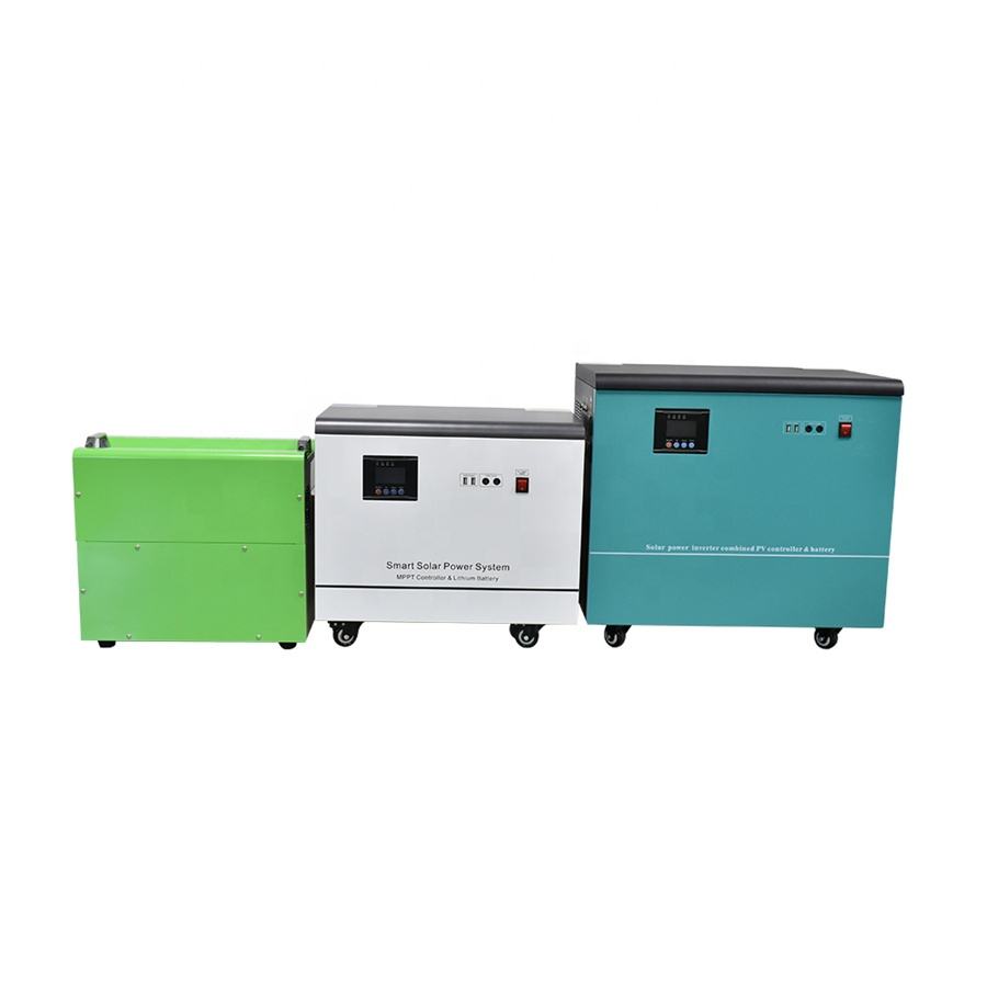 Off Grid Mppt Solar Generator Solar Power System 1.5KW/2KW/3KW Home/outdoor Use Portable Emergency Solar Power
