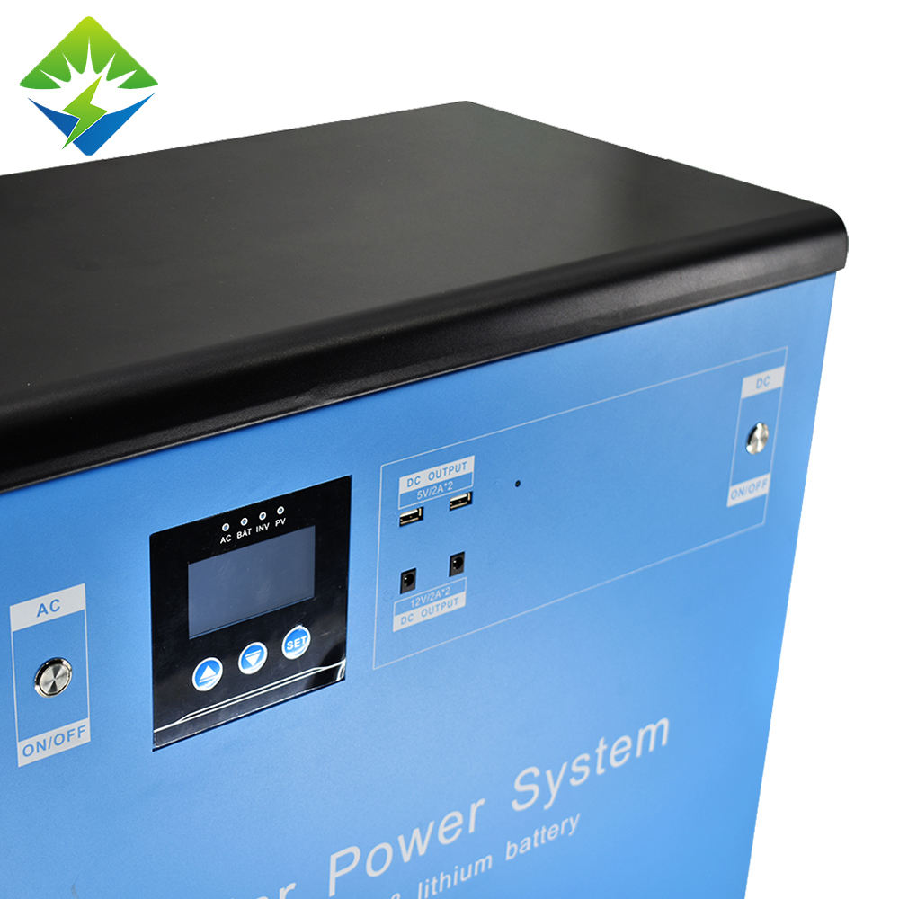 Wholesale Price High Quality 3KW Lithium Battery Solar Generator 25.9V120Ah MPPT UPC Portable Power Station Home Solar System