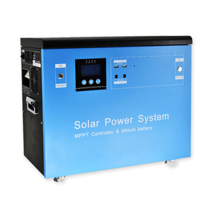 Mppt Solar Generator Electric Portable Power Station Backup Home Solar System for Home Use 1500watt 110/220vac Output