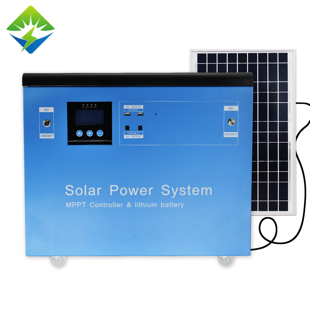Factory Wholesale 1500W 50/60Hz Portable Solar Generator Power Station Solar System Energy For Homes