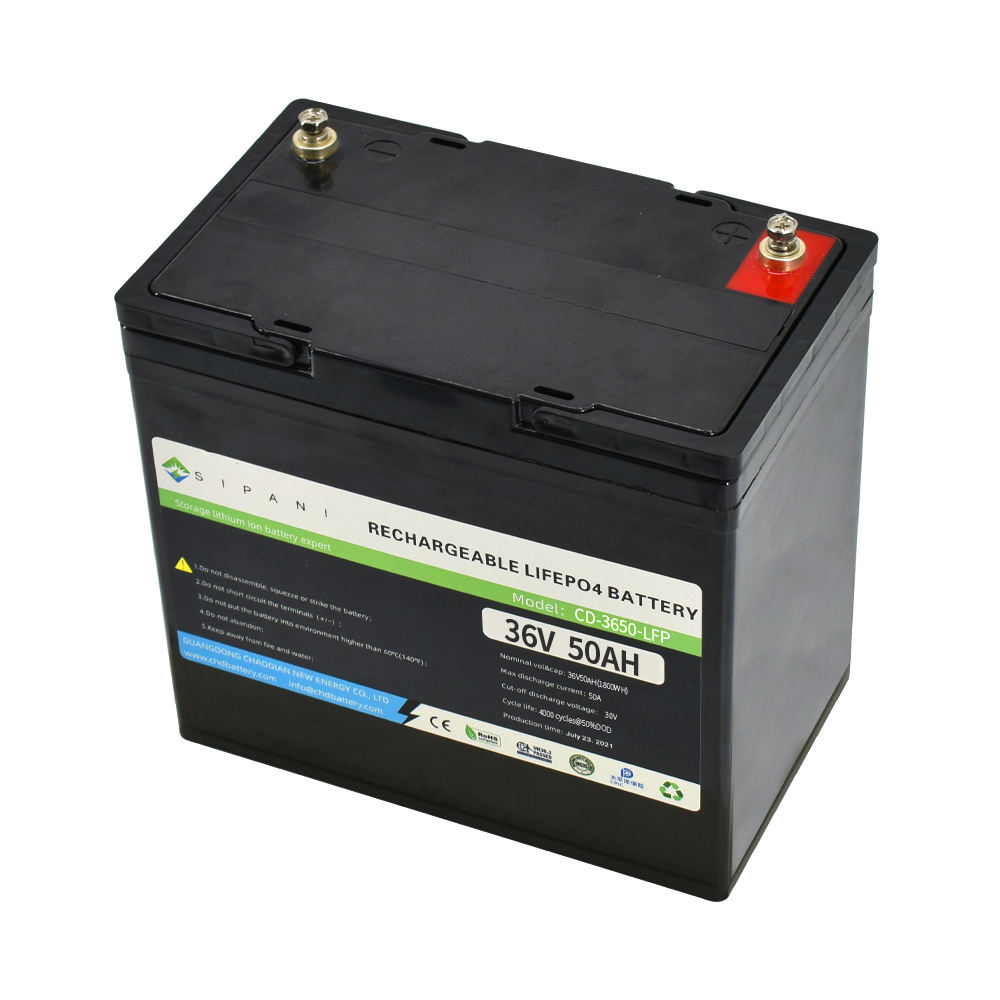 36v Lithium Ion Battery Pack 36v 40ah 50ah 60ah 80ah 100ah Lifepo4 Trolling Motor Battery