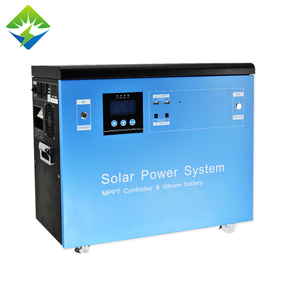 Best Price Solar Generator 3000 Watt 120Ah 1.5KW 2KW 3KW Home Backup Power Solar Lighting System MPPT Solar Generator